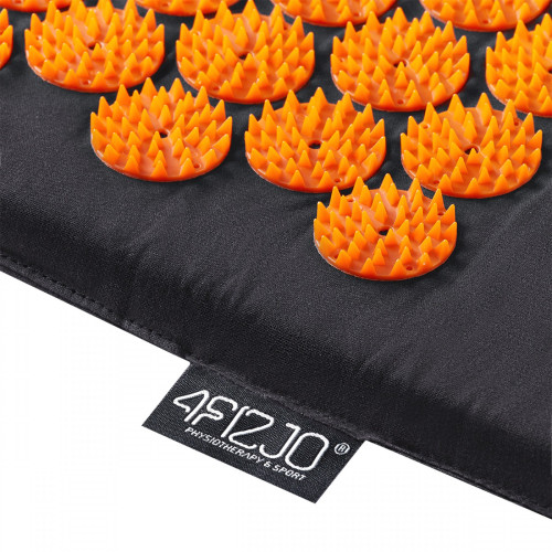 Мат для иглоукалывания  4FIZJO Classic Mat Аппликатор Кузнецова Black/Orange - фото №2